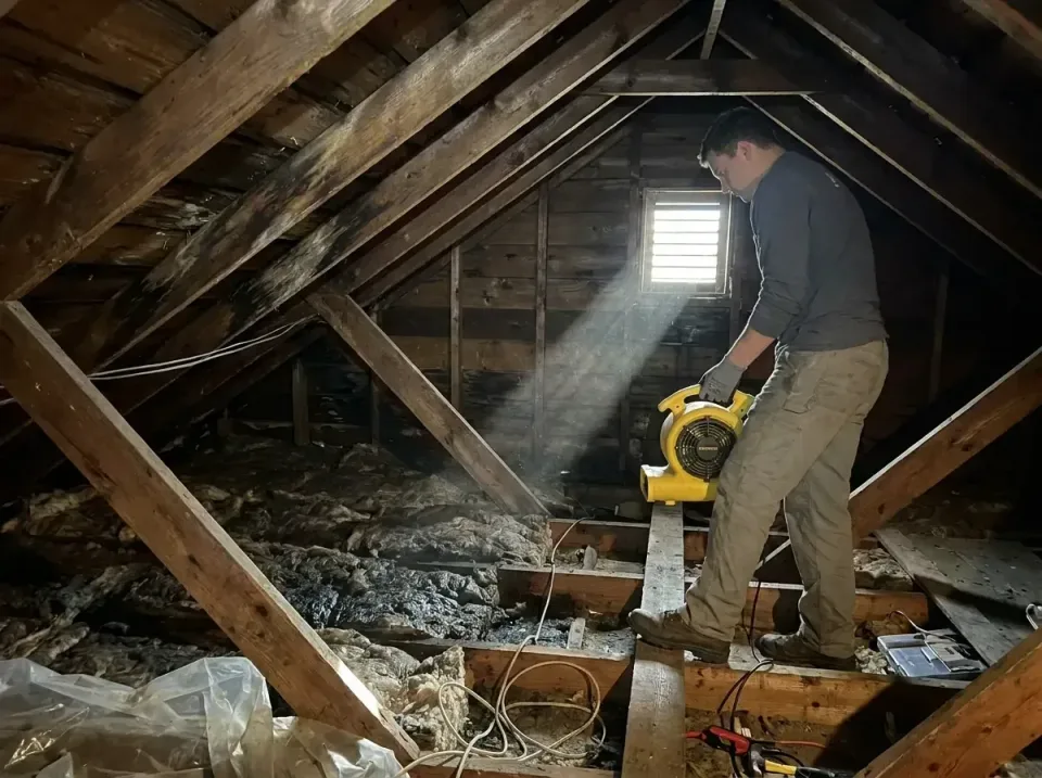attic-water-damage-drying-proc-007 — frequently asked questions, Emergency Water Extraction & 24/7 Flood Response in Jonesvi…